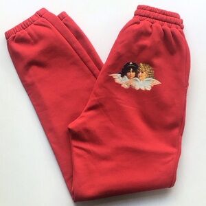 Fiorucci angels red joggers sweatpants